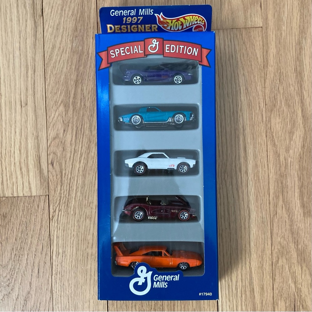 Vintage SEALED Hot Wheels 1997 General Mills 5 car set Special Ed #17940
